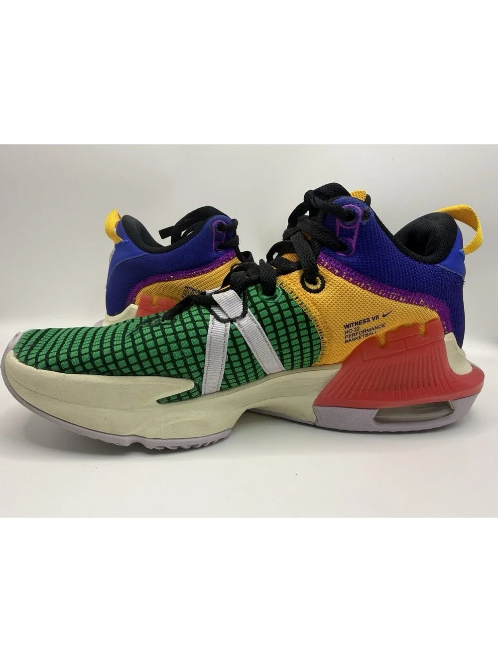 Nike LeBron Witness VII Sneakers Men's Size 8 Multicolor Basketball DM1123-501